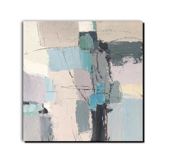 Simple Wall Art Paintings, Living Room Modern Wall Art, Modern Contemporary Art, Large Painting Behind Sofa, Acrylic Canvas Painting-Art Painting Canvas