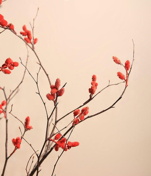 Myrtle Twigs, Natural Decorations, Flower Arrangement, Handmade Artificial Flower, Natural Dried Flower Twigs-Art Painting Canvas