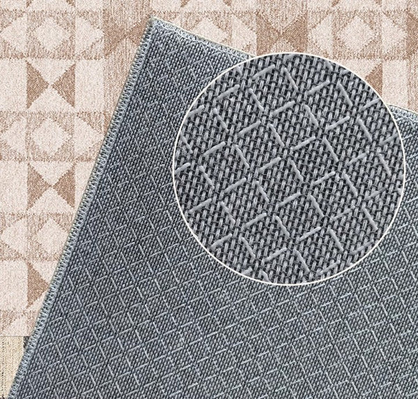 Contemporary Abstract Rugs under Dining Room Table, Mid Century Modern Rugs for Bedroom, Large Modern Rugs for Living Room-Art Painting Canvas