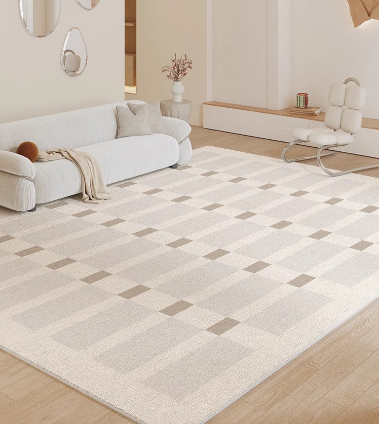 Unique Modern Rugs for Living Room, Abstract Geometric Modern Rugs, Contemporary Modern Rugs for Bedroom, Dining Room Floor Rugs-Art Painting Canvas