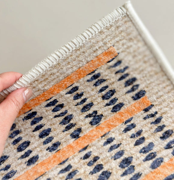 Geometric Area Rugs under Coffee Table, Modern Rugs for Living Room, Contemporary Modern Rugs for Dining Room, Large Modern Rugs for Bedroom-Art Painting Canvas