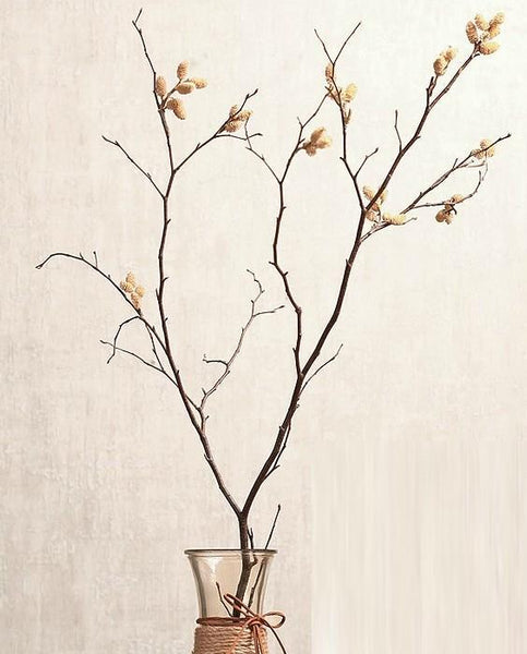 Myrtle Twigs, Natural Decorations, Flower Arrangement, Handmade Artificial Flower, Natural Dried Flower Twigs-Art Painting Canvas