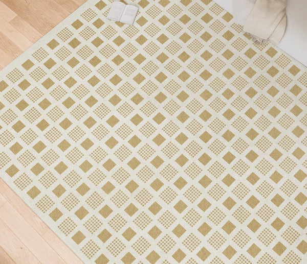 Modern Rug Ideas for Bedroom, Dining Room Modern Floor Carpets, Chequer Modern Rugs for Living Room, Contemporary Soft Rugs Next to Bed-Art Painting Canvas