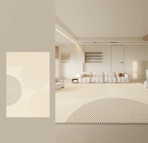 Oversized Modern Rug for Living Room, Bedroom Floor Rugs, Geometric Contemporary Rugs for Dining Room, Extra Large Modern Rugs for Living Room-Art Painting Canvas