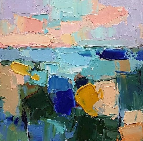 Original Oil Painting, Modern Abstract Painting, Impasto Artwork, Palette Knife Paintings, Hand Painted Canvas Art, Original Abstract Art