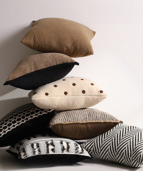 Decorative Pillows for Couch, Geometric Modern Sofa Pillows, Contemporary Throw Pillows, Modern Pillows for Dining Room, Modern Sofa Pillows-Art Painting Canvas