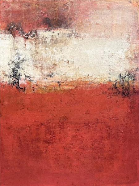 Canvas Painting for Living Room, Huge Contemporary Abstract Artwork, Red Abstract Painting Ideas for Interior Design, Modern Wall Art Painting-Art Painting Canvas