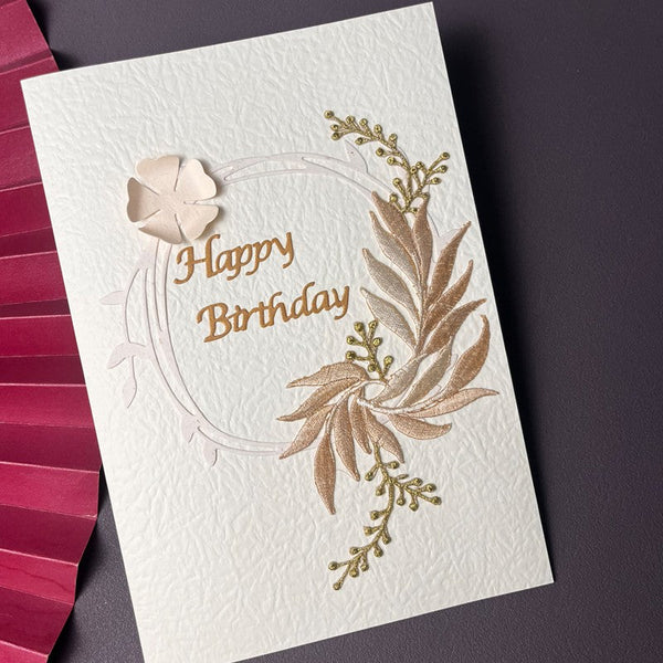 Beautiful Greeting Cards to Friends, Embroidery Greeting Cards, Creative Birthday Greeting Card, Original Handmade Embroidery Greeting Cards-Art Painting Canvas