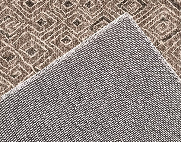Large Modern Rugs for Living Room, Brown Modern Rug Ideas for Bedroom, Abstract Geometric Modern Rugs, Modern Rugs for Dining Room-Art Painting Canvas