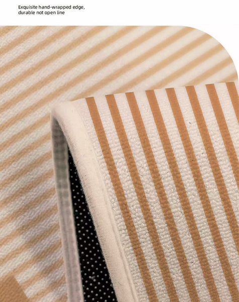 Unique Modern Rugs for Living Room, Geometric Round Rugs for Dining Room, Contemporary Modern Area Rugs for Bedroom, Circular Modern Rugs under Chairs