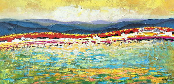 Painting Abstract, Modern Art, Large Abstract Art, Original Oil Painting, Canvas Painting, Large Canvas Wall Art, Original Art, Vivid Color-Art Painting Canvas