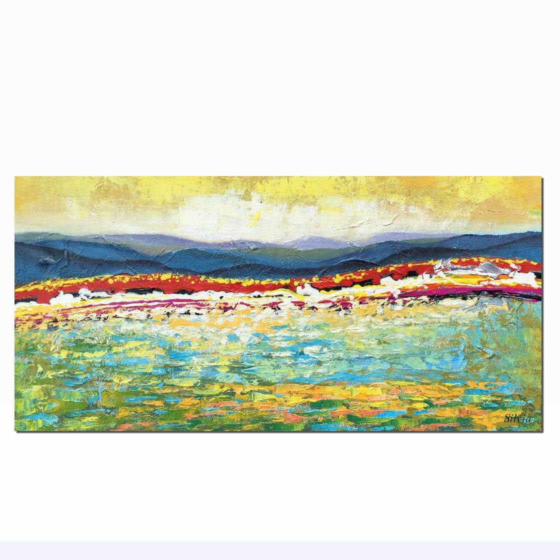 Painting Abstract, Modern Art, Large Abstract Art, Original Oil Painting, Canvas Painting, Large Canvas Wall Art, Original Art, Vivid Color-Art Painting Canvas