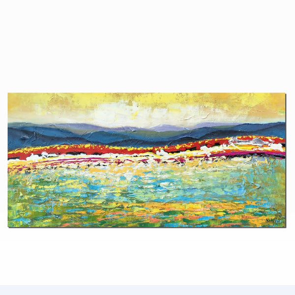 Painting Abstract, Modern Art, Large Abstract Art, Original Oil Painting, Canvas Painting, Large Canvas Wall Art, Original Art, Vivid Color-Art Painting Canvas