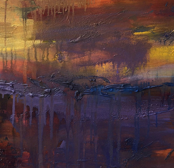 Large Wall Art Painting, Abstract Painting, Living Room Wall Decor, Original Oil Painting Landscape, Abstract Canvas Painting, Large Art-Art Painting Canvas