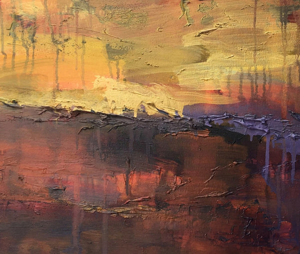 Large Wall Art Painting, Abstract Painting, Living Room Wall Decor, Original Oil Painting Landscape, Abstract Canvas Painting, Large Art-Art Painting Canvas