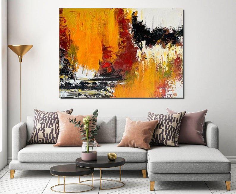 Living Room Wall Art, Modern Wall Art Paintings, Buy Paintings Online, Huge Canvas Painting-Art Painting Canvas
