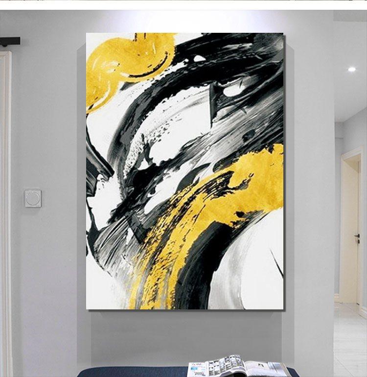 Hand Painted Acrylic Painting, Wall Art Paintings, Modern Abstract Painting, Extra Large Paintings for Living Room-Art Painting Canvas