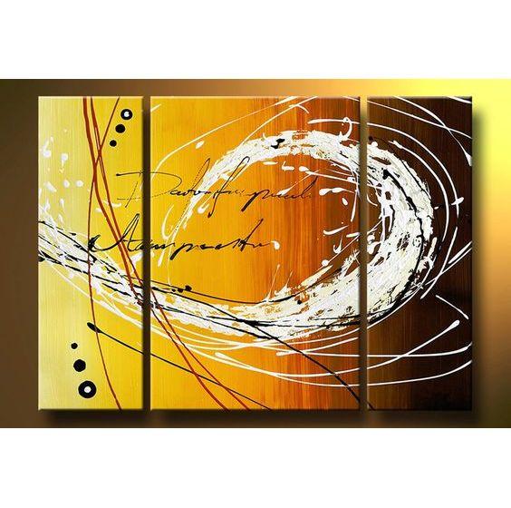 Bedroom Wall Art Paintings, Modern Abstrct Painting, Living Room Wall Art Ideas, 3 Piece Canvas Paintnig, Large Abstract Paintings-Art Painting Canvas