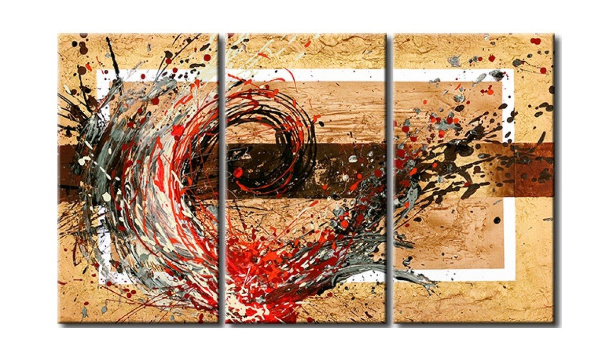Acrylic Abstract Paintings for Living Room, 3 Piece Wall Painting, Modern Acrylic Paintings, Large Wall Art Paintings-Art Painting Canvas