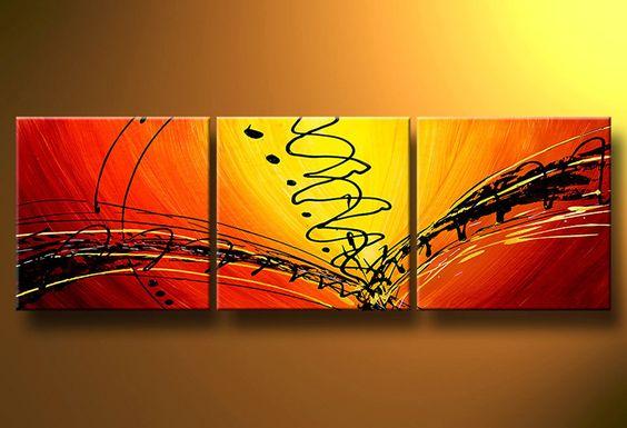 Large Abstract Painting, Abstract Lines Painting, Extra Large Painting on Canvas, Simple Modern Art, Hand Painted Canvas Art-Art Painting Canvas
