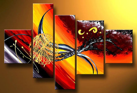 Modern Canvas Painting, Abstract Art on Canvas, Acrylic Painting for Sale, Huge Painting for Living Room, Simple Modern Art-Art Painting Canvas