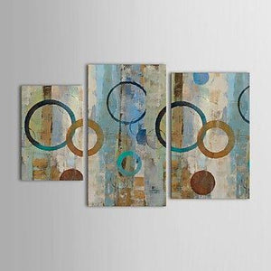 Modern Wall Art Paintings, 3 Piece Wall Art, Abstract Acrylic Paintings, Hand Painted Acrylic Paintings-Art Painting Canvas