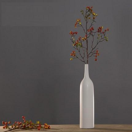 Rustic Artificial Autumn Fruit, Stem 28" Tall, Flower Arrangement, Botanicial Plant-Art Painting Canvas