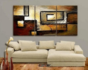 Abstract Painting for Sale, Canvas Painting for Dining Room, Living Room Wall Art Painting, Modern Paintings, 3 Piece Wall Art-Art Painting Canvas