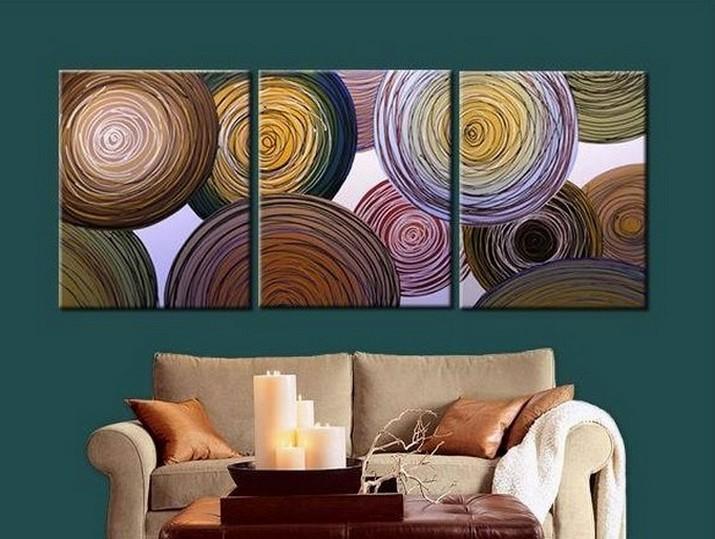 Wall Art, Large Painting, Abstract Canvas Painting, Abstract Painting, Living Room Wall Art, Modern Art, 3 Piece Wall Art, Ready to Hang-Art Painting Canvas