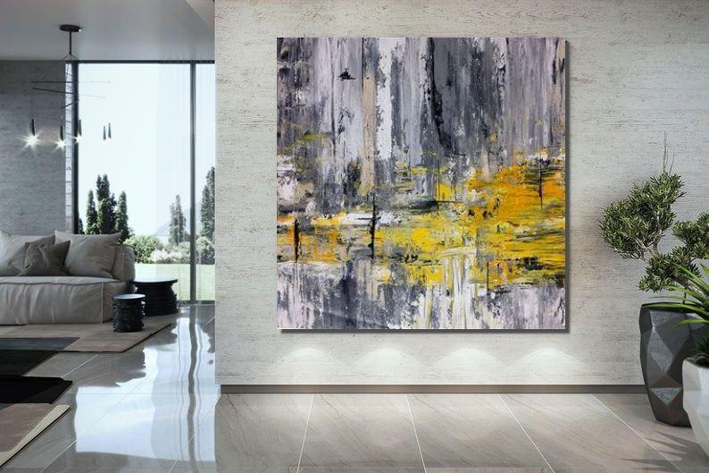 Bedroom Wall Painting, Large Paintings for Living Room, Hand Painted Acrylic Painting, Modern Contemporary Art, Modern Paintings for Dining Room-Art Painting Canvas