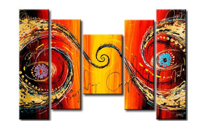 Acrylic Painting Abstract, Modern Paintings, Contemporary Artwork, Living Room Wall Paintings, Simple Modern Art-Art Painting Canvas
