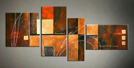 Abstract Modern Painting, Contemporary Wall Art Painting, Acrylic Painting Abstract, Living Room Wall Paintings-Art Painting Canvas