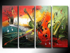 Music Painting, Modern Wall Art Painting, Simple Modern Art, Contemporary Wall Art, Modern Paintings for Living Room, Acrylic Painting Abstract-Art Painting Canvas