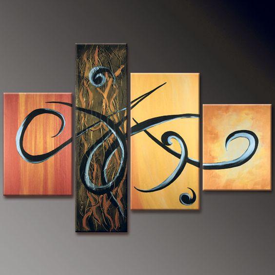Living Room Wall Art, Modern Contemporary Painting, Wall Art Paintings for Living Room, Acrylic Painting on Canvas-Art Painting Canvas