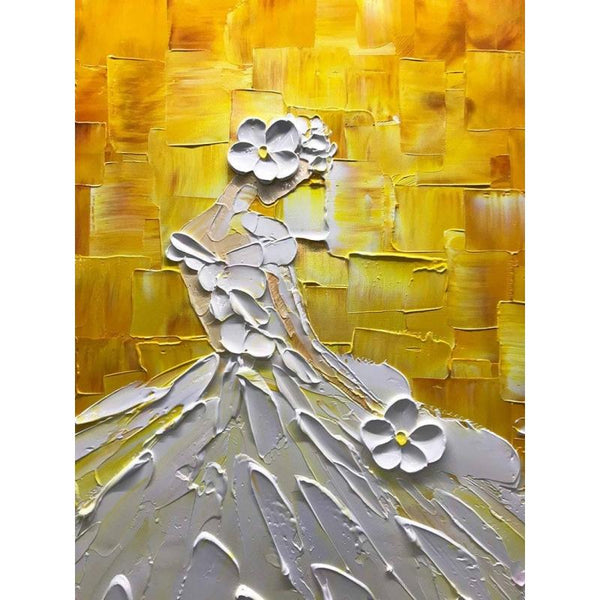 Modern Paintings, Contemporary Art, Texture Artwork, Palette Knife Canvas Paintings, Ballet Dancer Painting, Acrylic Painting Abstract-Art Painting Canvas