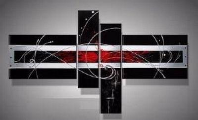 Bedroom Wall Art Paintings, Large Painting on Canvas, Abstract Painting on Sale, Black Canvas Wall Art Paintings, Buy Art Online-Art Painting Canvas