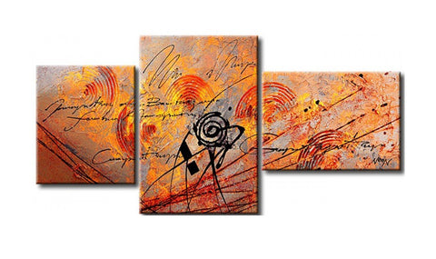 Hand Painted Artwork, Acrylic Painting Abstract, Texture Painting, 3 Piece Wall Art, Abstract Acrylic Paintings-Art Painting Canvas