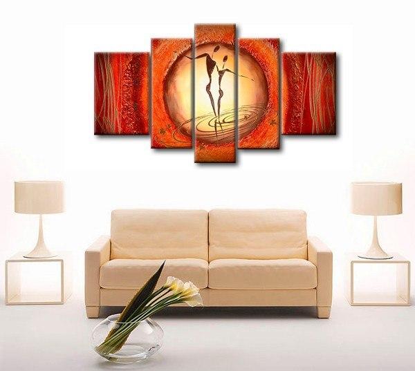 Extra Large Wall Art, Abstract Figure Painting, Bedroom Canvas Painting, Buy Art Online-Art Painting Canvas