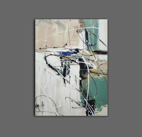Hand Painted Wall Painting, Abstract Acrylic Painting, Extra Large Paintings for Living Room, Modern Abstract Art-Art Painting Canvas