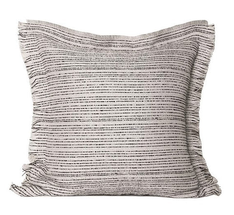 Silver Gray Modern Throw Pillows, Simple Modern Throw Pillow for Couch, Modern Sofa Pillow Covers, Decorative Pillow for Interior Design-Art Painting Canvas