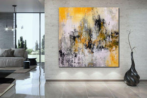 Large Paintings for Bedroom, Living Room Acrylic Painting, Contemporary Painting, Modern Wall Art Ideas for Dining Room, Large Canvas Painting-Art Painting Canvas