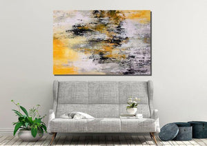 Acrylic Painting for Living Room, Modern Wall Art Painting, Large Contemporary Abstract Artwork-Art Painting Canvas