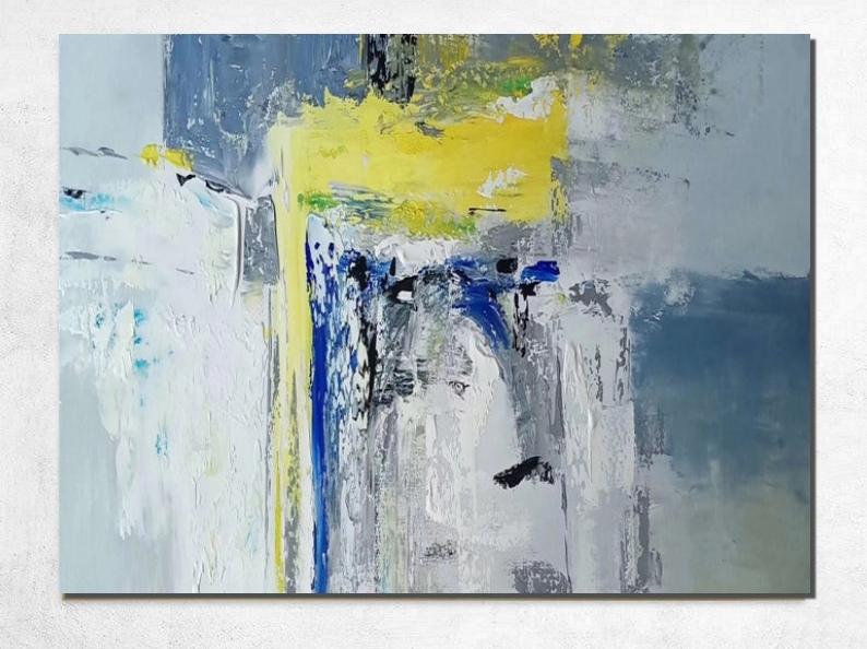 Extra Large Paintings, Modern Abstract Art Paintings, Abstract Acrylic Painting for Bedroom, Living Room Wall Painting-Art Painting Canvas