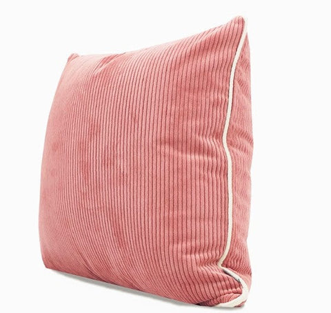 Simple Throw Pillow for Interior Design, Lovely Pink Decorative Throw Pillows, Modern Sofa Pillows, Contemporary Square Modern Throw Pillows for Couch-Art Painting Canvas