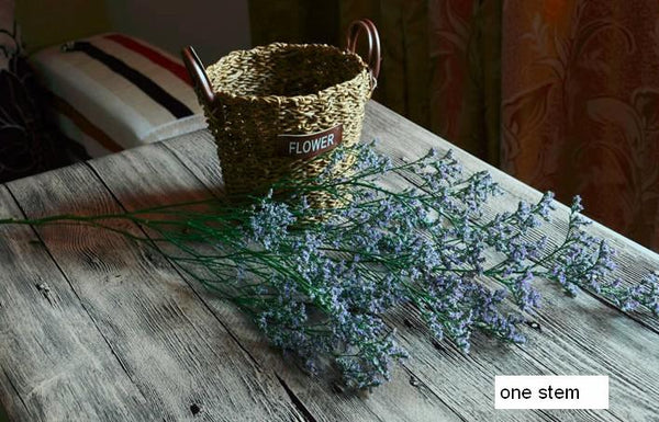 Dried Flowers, A Bunch Dried Limoniums, Flower Bunches, Dried Floral Arrangements-Art Painting Canvas