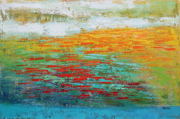 Original Painting, Oil Painting, Canvas Painting, Large Wall Art, Abstract Art, Wall Art, Large Painting, Wall Painting, Landscape painting-Art Painting Canvas