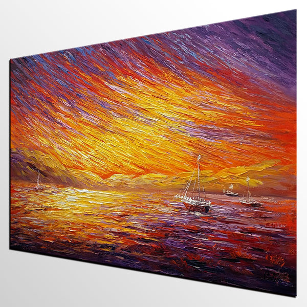 Canvas Art, Original Wall Art, Landscape Painting, Abstract Art, Custom Extra Large Oil Painting-Art Painting Canvas
