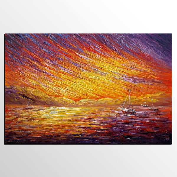 Canvas Art, Original Wall Art, Landscape Painting, Abstract Art, Custom Extra Large Oil Painting-Art Painting Canvas