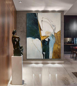 Large Abstract Paintings on Canvas, Hand Painted Canvas Art, Acrylic Paintings for Living Room, Large Painting for Sale-Art Painting Canvas