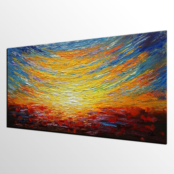Canvas Art, Abstract Painting, Landscape Painting, Canvas Art, Custom Extra Large Wall Art-Art Painting Canvas